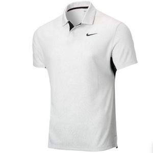 NIKE Tiger Woods Jacquard Colorblock Golf Polo - Discontinued Style